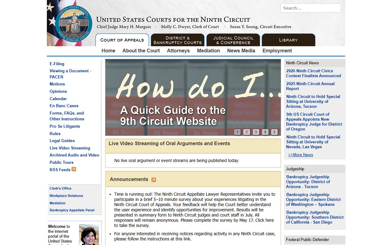 Washington County Circuit Court appeals context on the Ninth Circuit federal court site