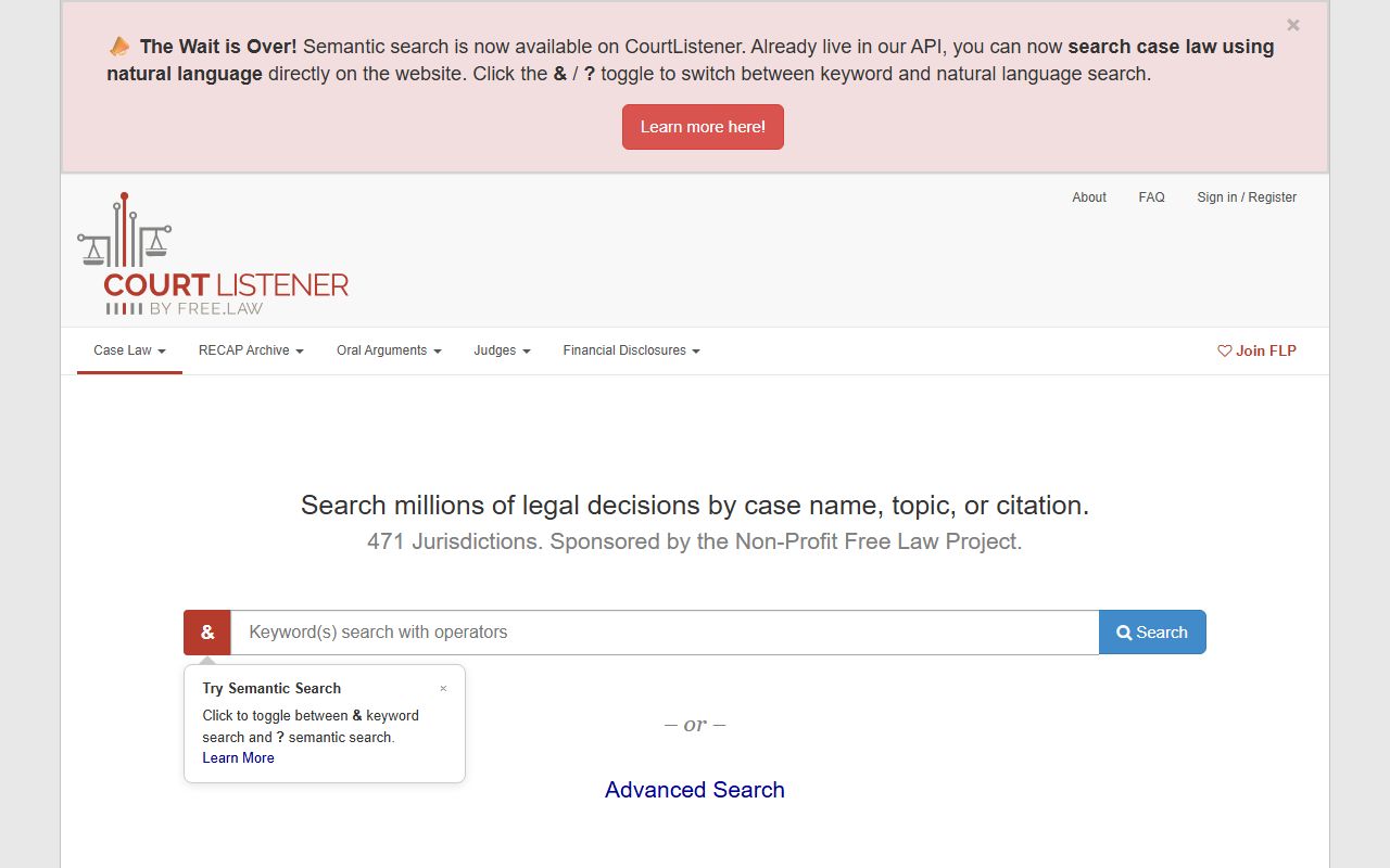 CourtListener legal research site referenced for Washington County inmate population context